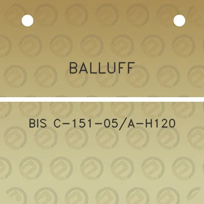 balluff-bis-c-151-05a-h120