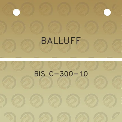 balluff-bis-c-300-10