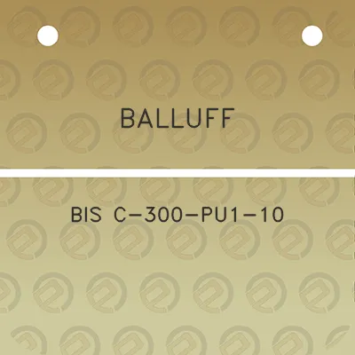 balluff-bis-c-300-pu1-10