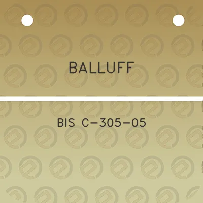 balluff-bis-c-305-05