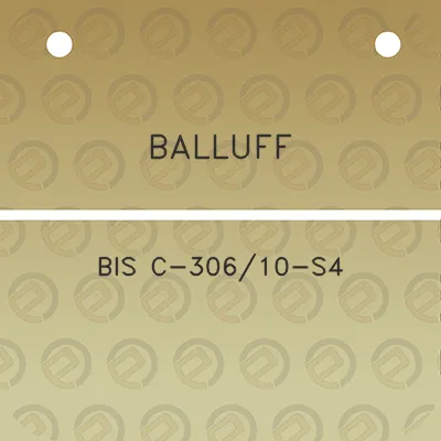 balluff-bis-c-30610-s4