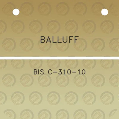 balluff-bis-c-310-10