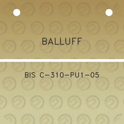 balluff-bis-c-310-pu1-05