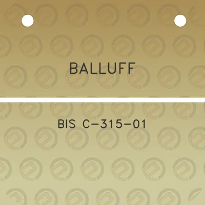 balluff-bis-c-315-01