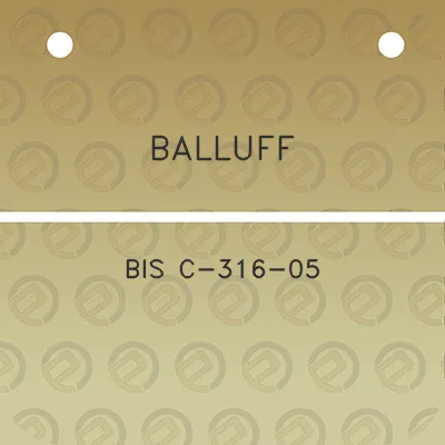 balluff-bis-c-316-05