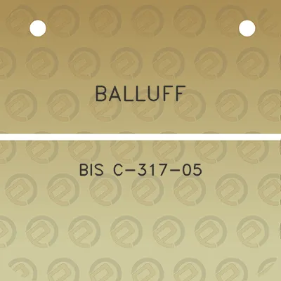 balluff-bis-c-317-05