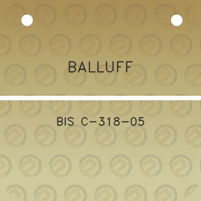 balluff-bis-c-318-05