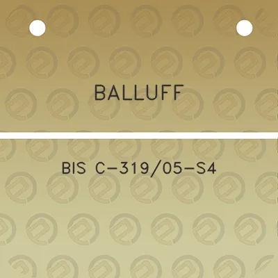 balluff-bis-c-31905-s4