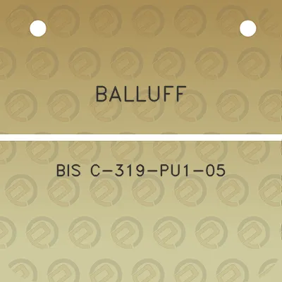 balluff-bis-c-319-pu1-05