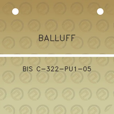 balluff-bis-c-322-pu1-05