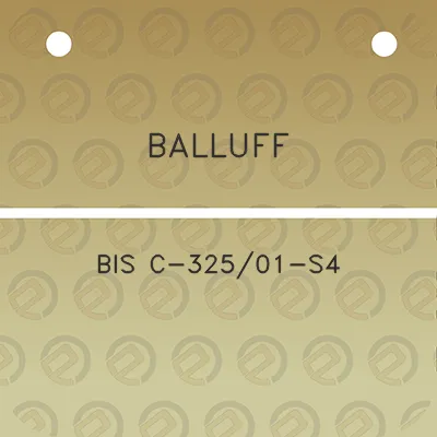 balluff-bis-c-32501-s4