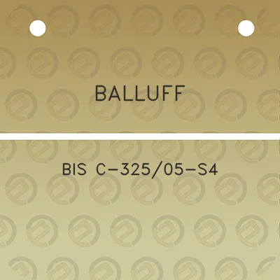 balluff-bis-c-32505-s4