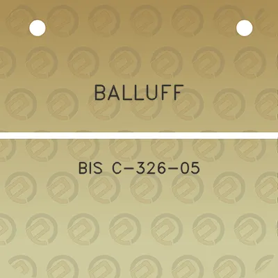 balluff-bis-c-326-05