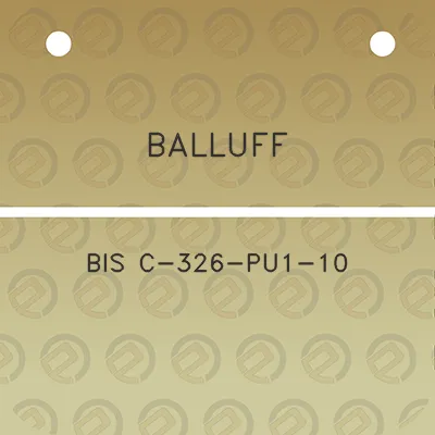 balluff-bis-c-326-pu1-10