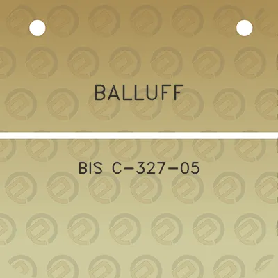 balluff-bis-c-327-05