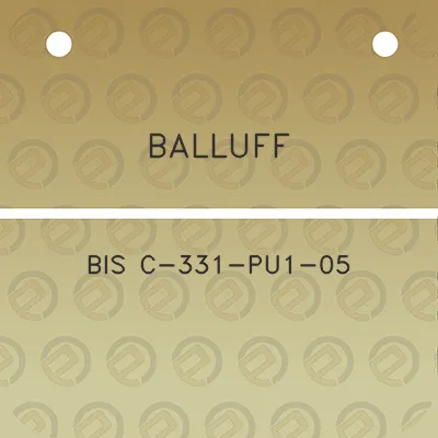 balluff-bis-c-331-pu1-05