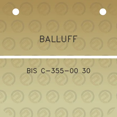 balluff-bis-c-355-00-30