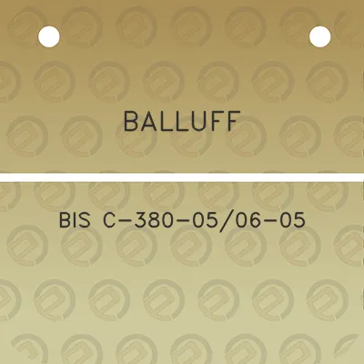 balluff-bis-c-380-0506-05