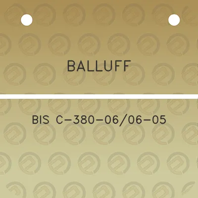 balluff-bis-c-380-0606-05