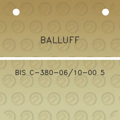 balluff-bis-c-380-0610-00-5