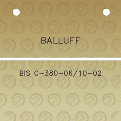 balluff-bis-c-380-0610-02