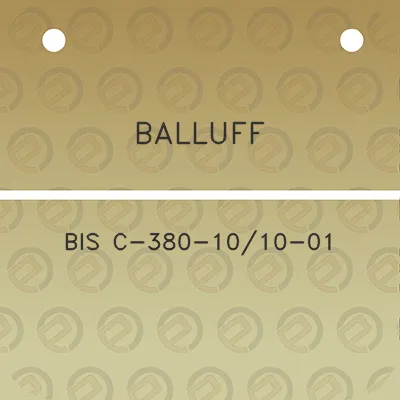 balluff-bis-c-380-1010-01