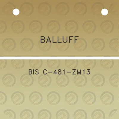 balluff-bis-c-481-zm13