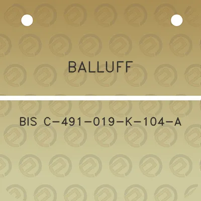 balluff-bis-c-491-019-k-104-a