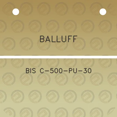 balluff-bis-c-500-pu-30