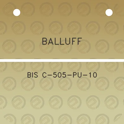 balluff-bis-c-505-pu-10