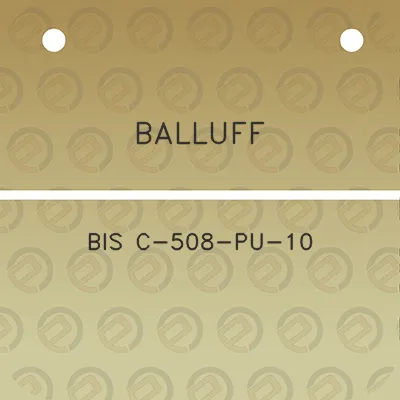 balluff-bis-c-508-pu-10