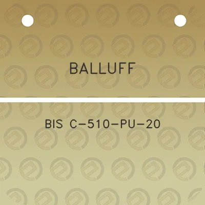 balluff-bis-c-510-pu-20