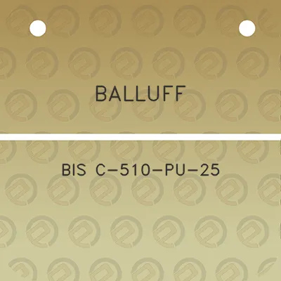 balluff-bis-c-510-pu-25