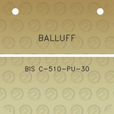 balluff-bis-c-510-pu-30