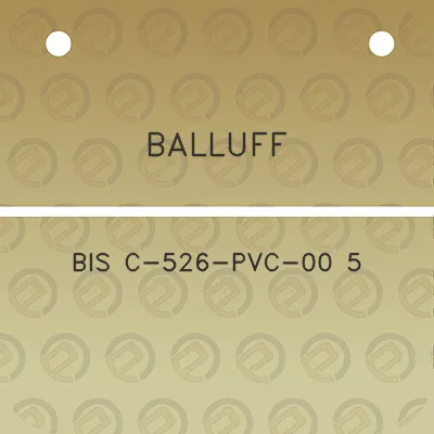 balluff-bis-c-526-pvc-00-5