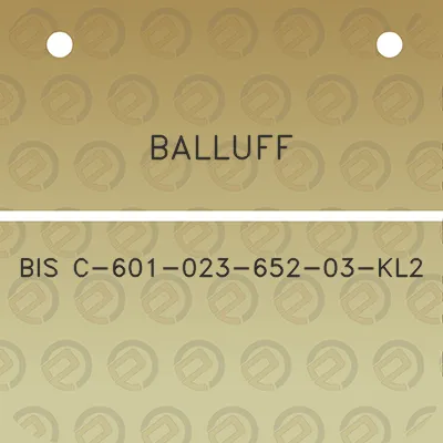 balluff-bis-c-601-023-652-03-kl2