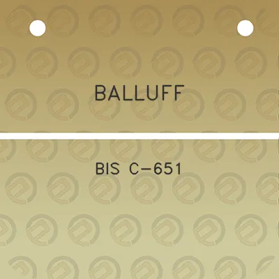 balluff-bis-c-651