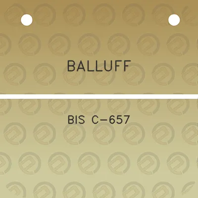 balluff-bis-c-657