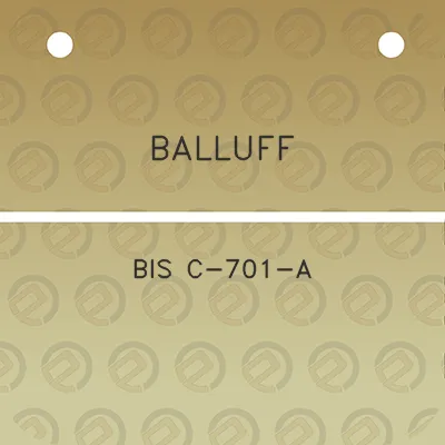 balluff-bis-c-701-a