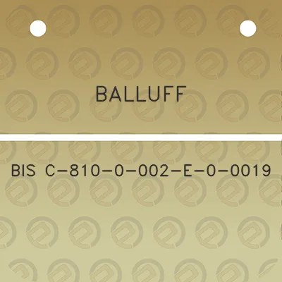 balluff-bis-c-810-0-002-e-0-0019