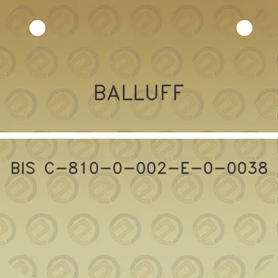 balluff-bis-c-810-0-002-e-0-0038