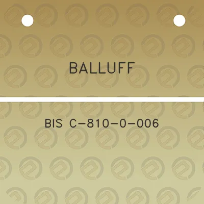 balluff-bis-c-810-0-006