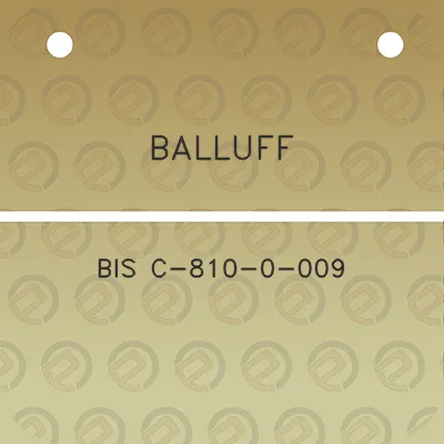 balluff-bis-c-810-0-009