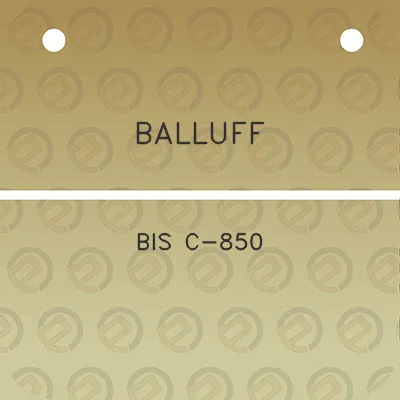 balluff-bis-c-850