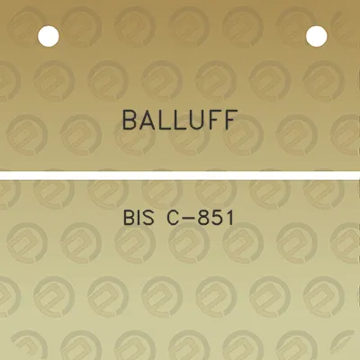 balluff-bis-c-851