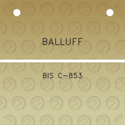 balluff-bis-c-853