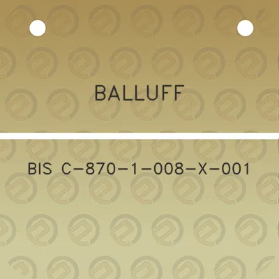 balluff-bis-c-870-1-008-x-001