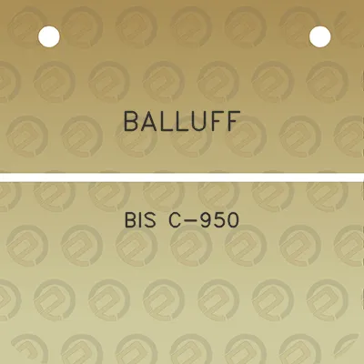 balluff-bis-c-950