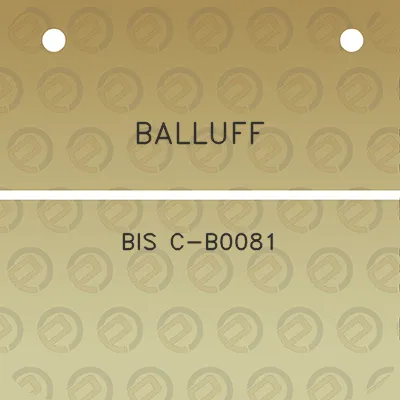 balluff-bis-c-b0081