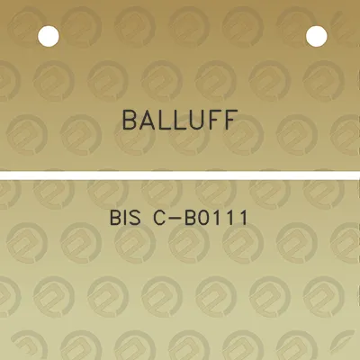 balluff-bis-c-b0111